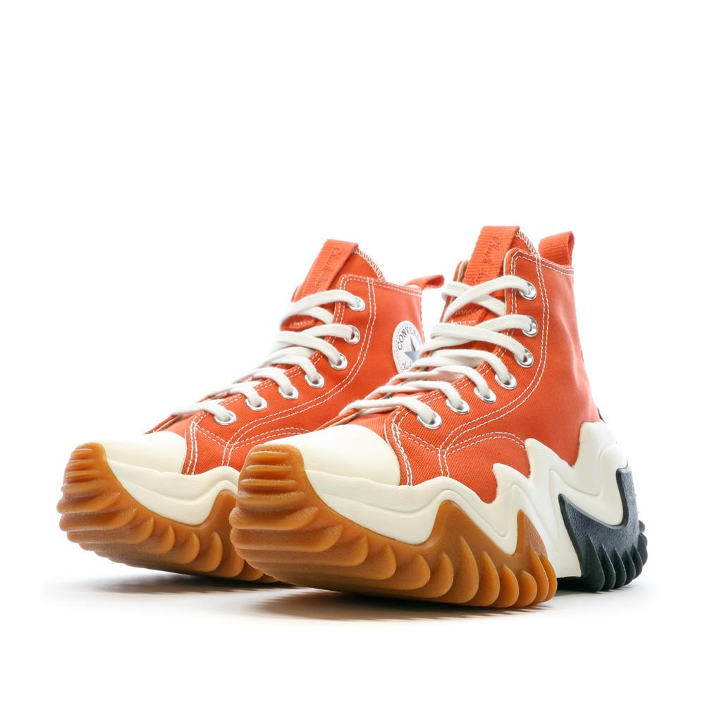 Baskets Orange Femme Converse Run Star Motion vue 6