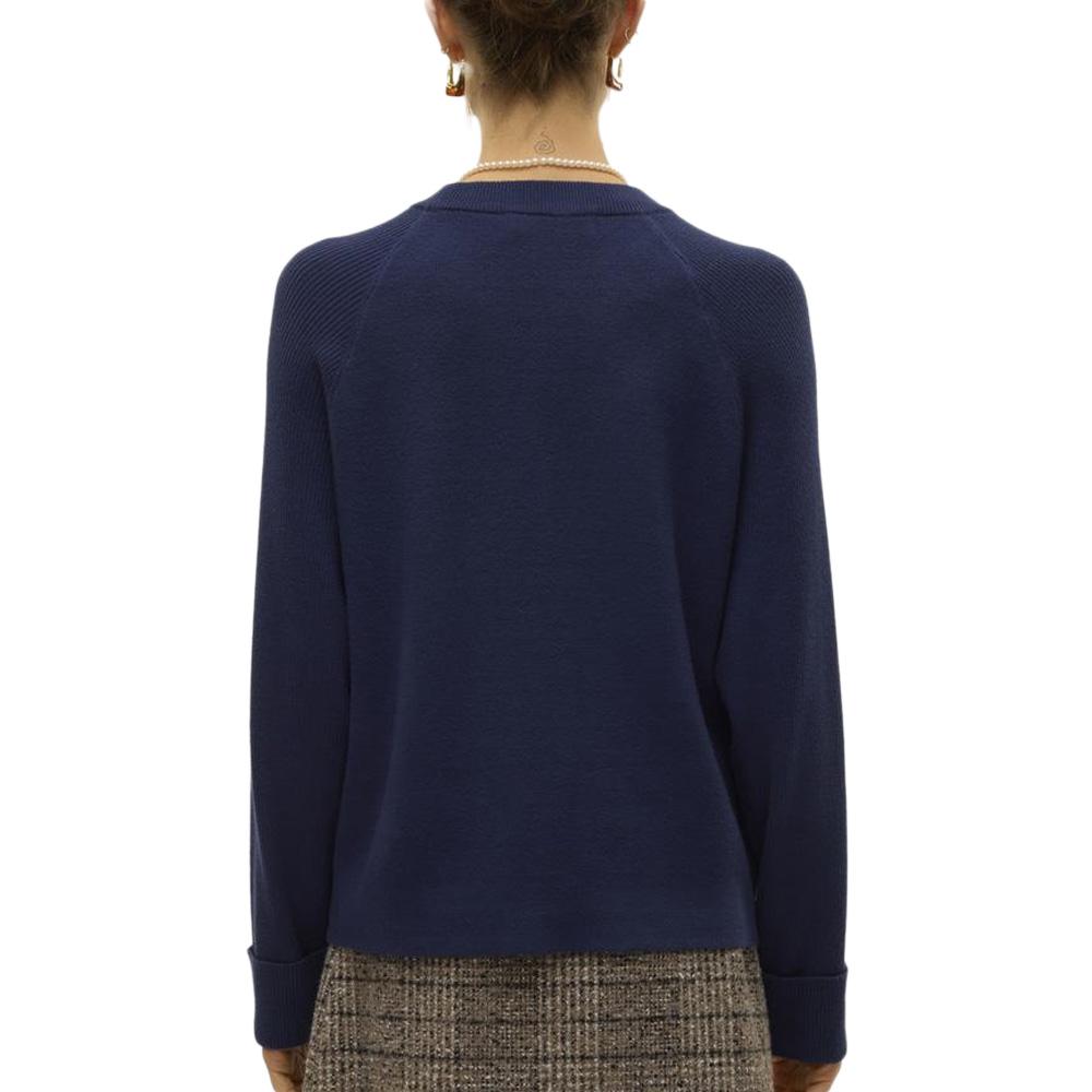 Pull Marine Femme Vero Moda Gold vue 2