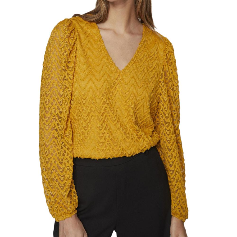 Blouse Jaune Femme Vila Vifary pas cher