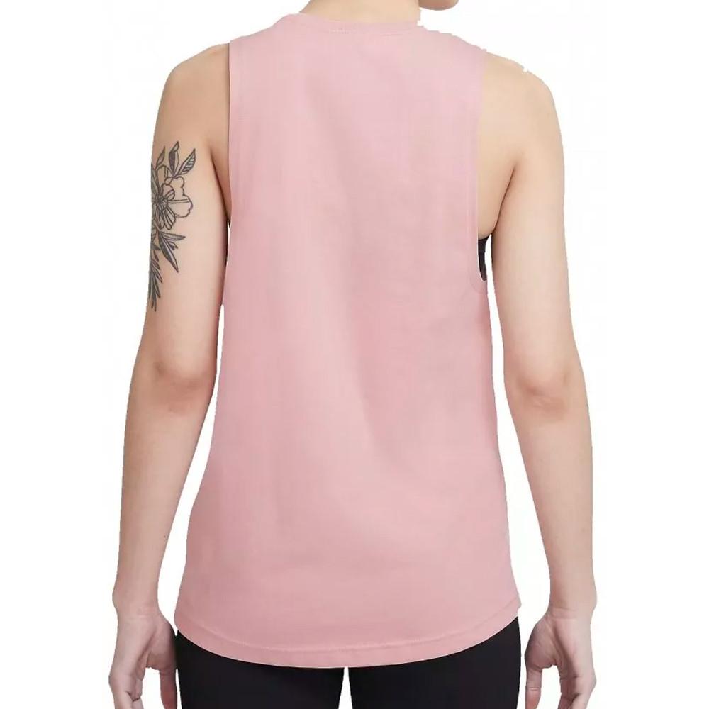 Débardeur Rose Femme Nike Futura vue 2