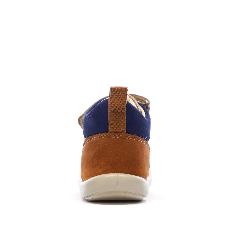 Baskets Hautes Maron/Beige Garçon Kickers Bottillon vue 3