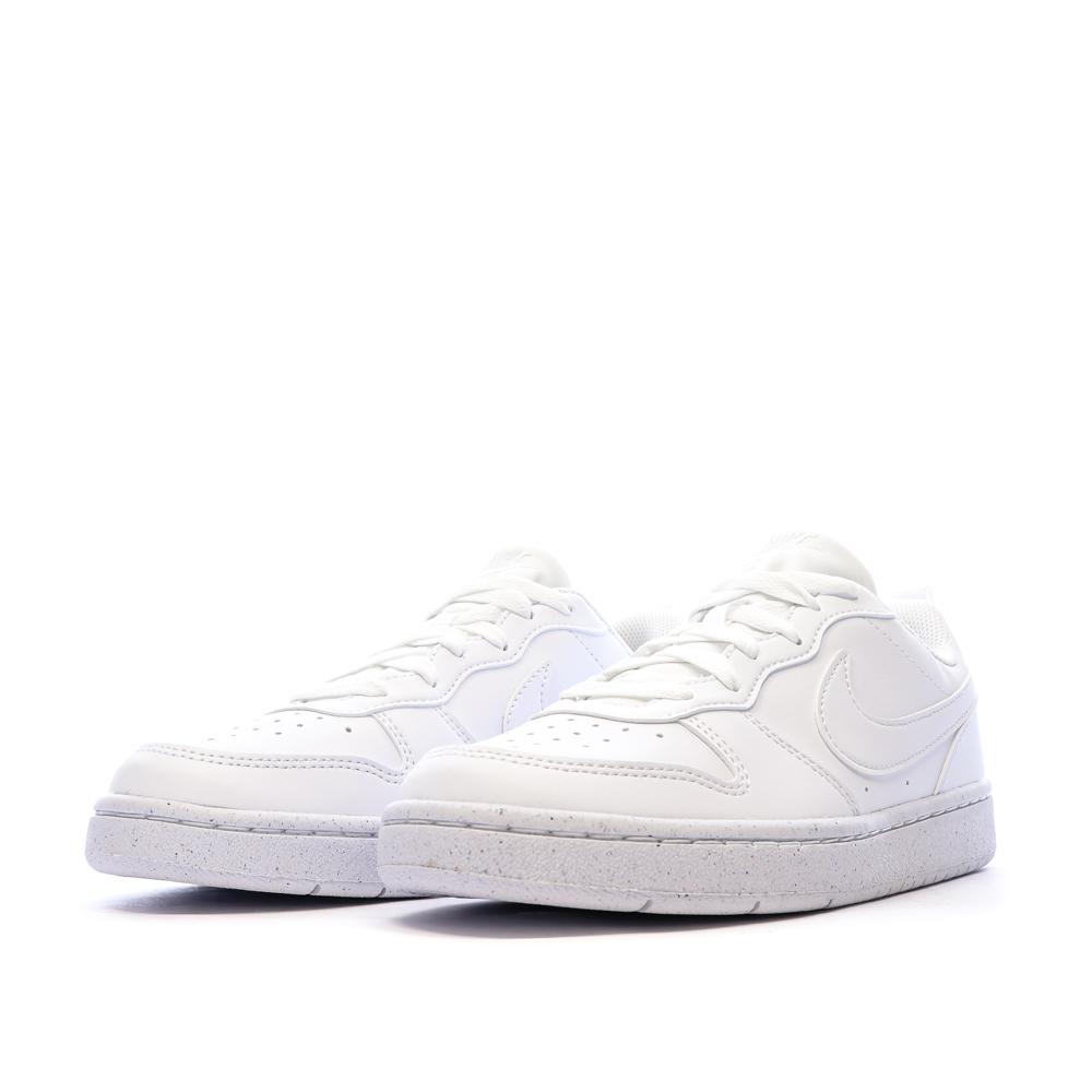 Baskets Blanches Garçon/Fille Nike Court Borough vue 6