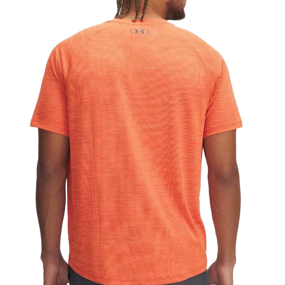 T-shirt Orange Homme Under Armour 1382796 vue 2