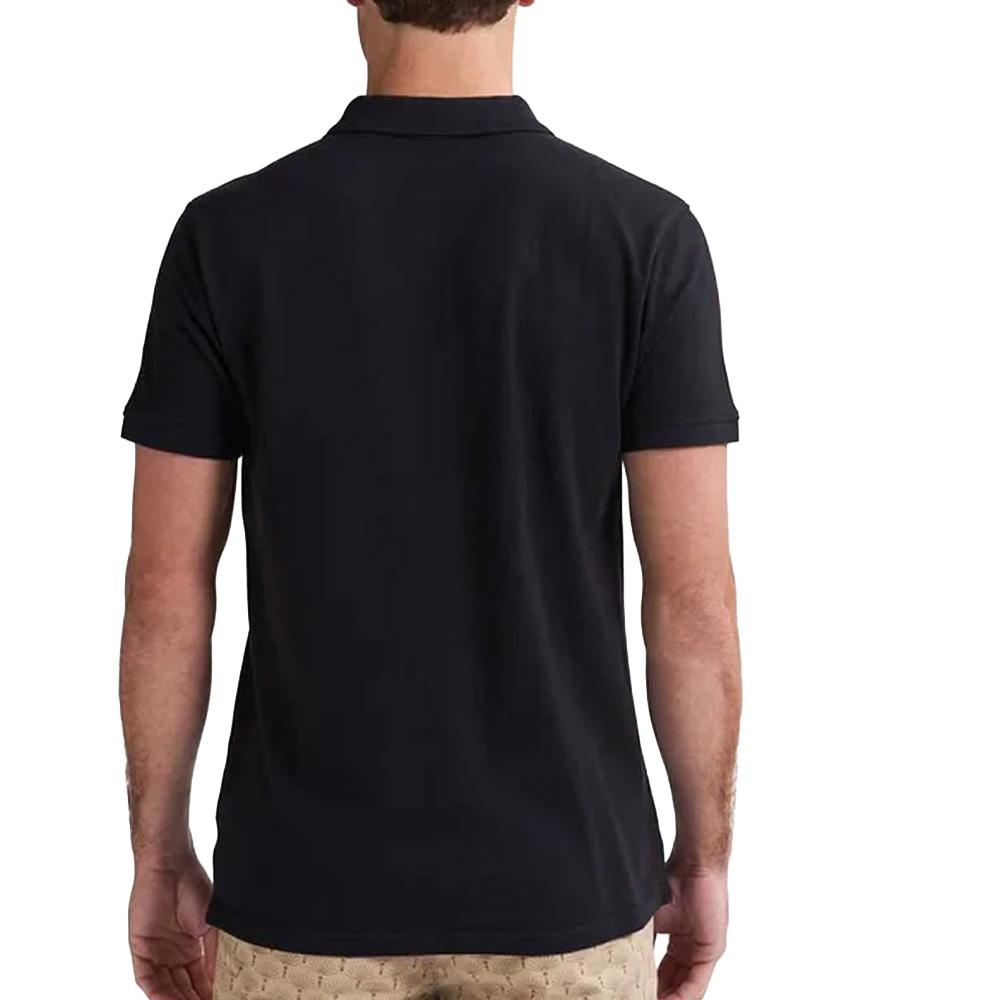 Polo Noir Homme Petrol Industries 9999 vue 2