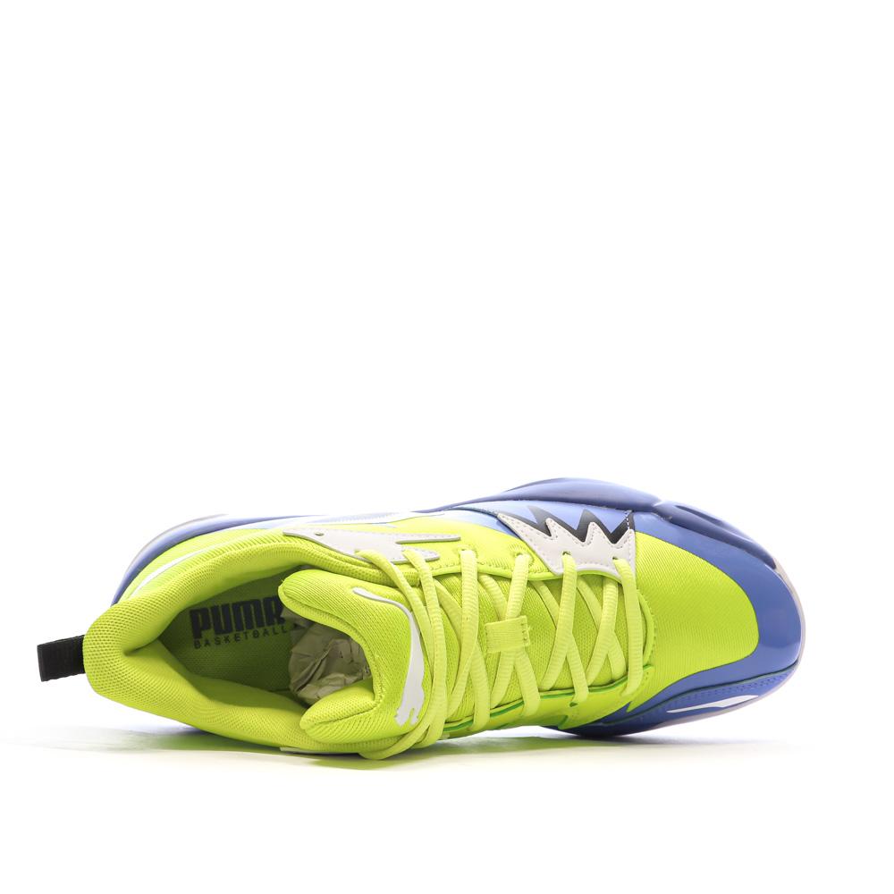 Chaussures de baskets Bleu/Jaune Homme Puma Genetics vue 4