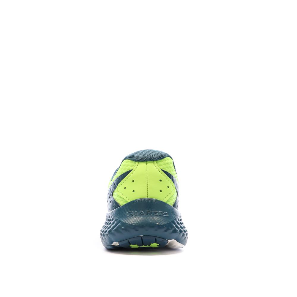 Chaussures de Running Jaune Fluo Femme Under Armour Charged Rogue 3 vue 3
