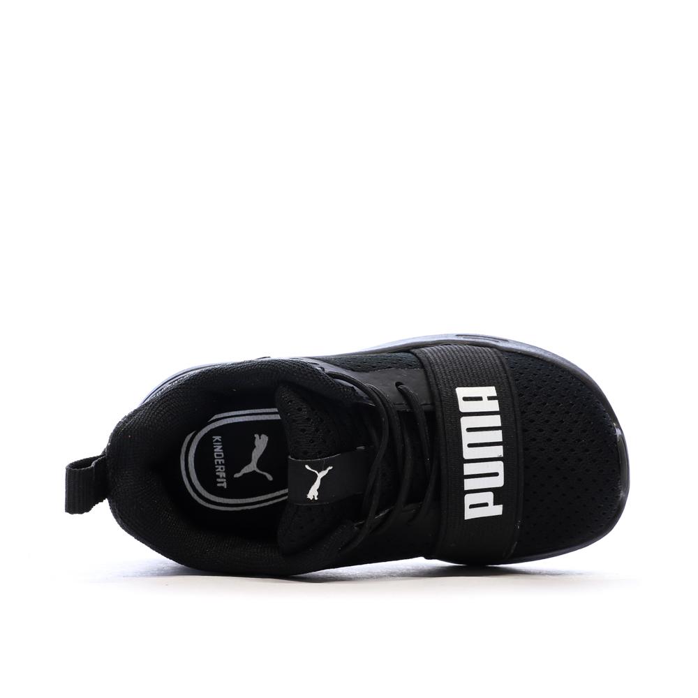 Baskets Noir Garçon Puma Puma Wired Run vue 4