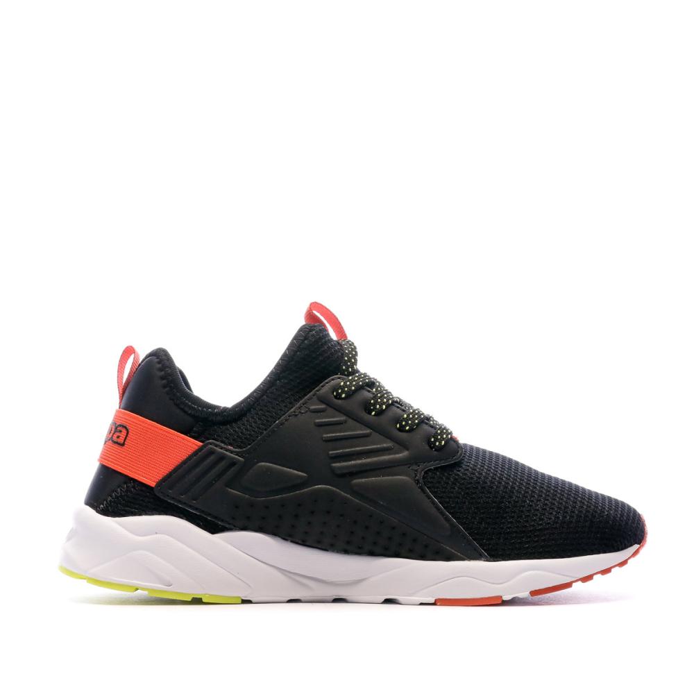 Baskets Noir/Rouge Ado Kappa San Puerto vue 2