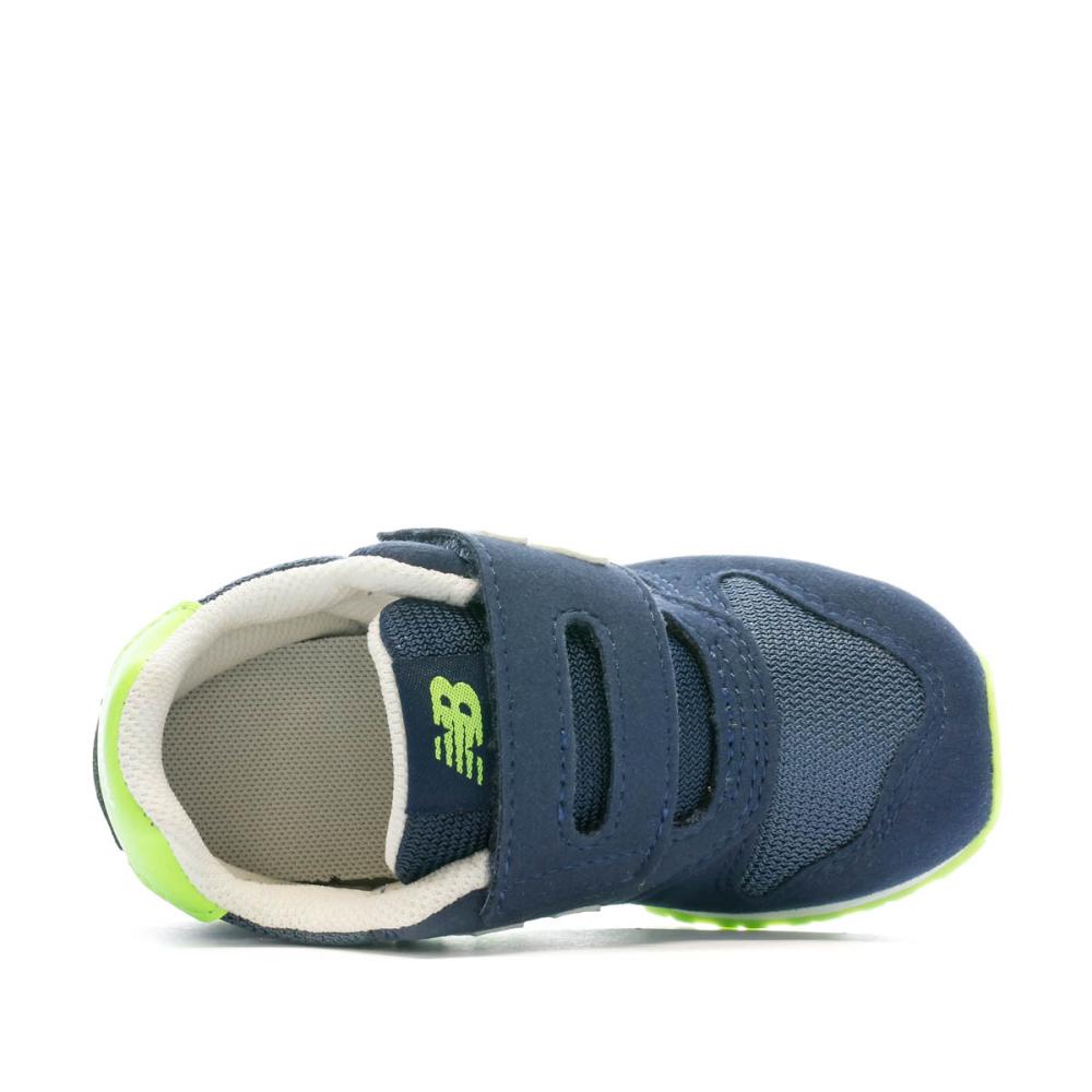 Baskets Marines/Vertes Garçon New Balance 373 vue 4