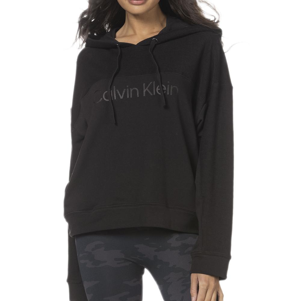 Sweat Noir Femme Calvin Klein Relaxed pas cher