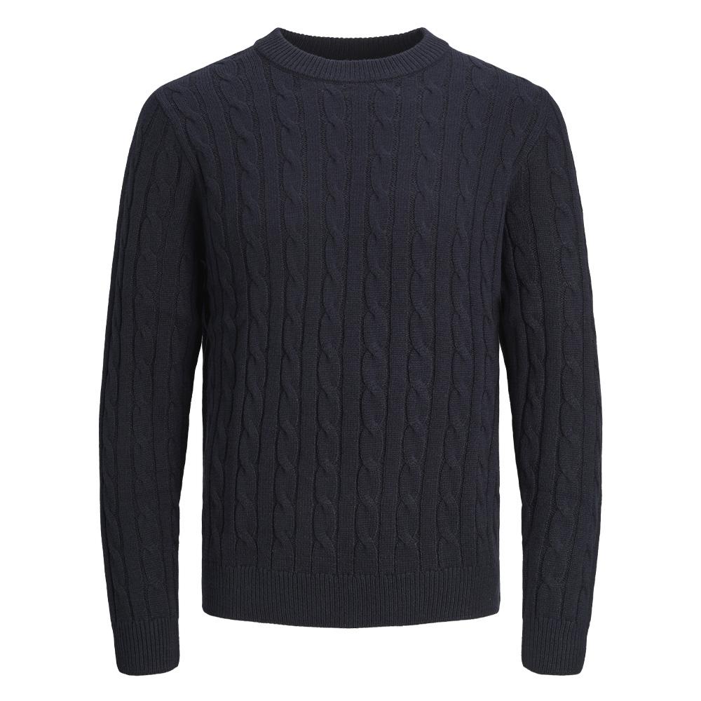 Pull Marine Homme Jack & Jones Hross vue 2