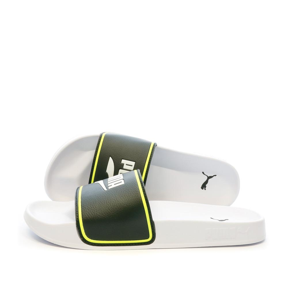 Claquettes Noires Homme Puma Leadcat 2.0 Elevate pas cher