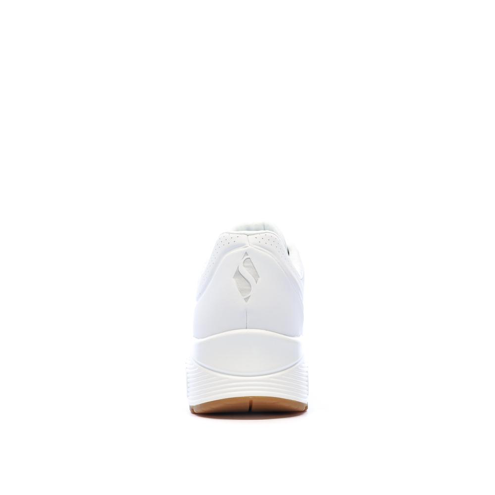 Baskets Blanches Femme Skechers Uno Stand On Air vue 3