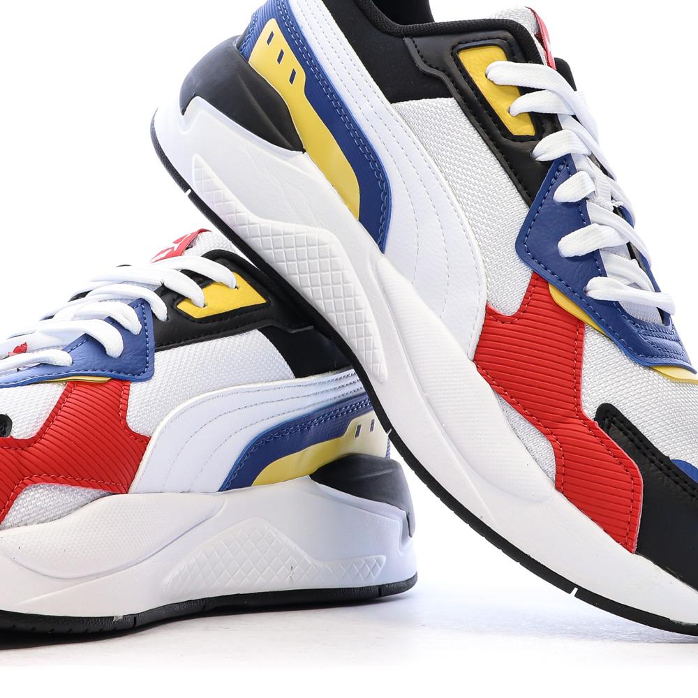 Baskets Blanc/Bleu/Jaune Homme Puma X-ray Espace des marques
