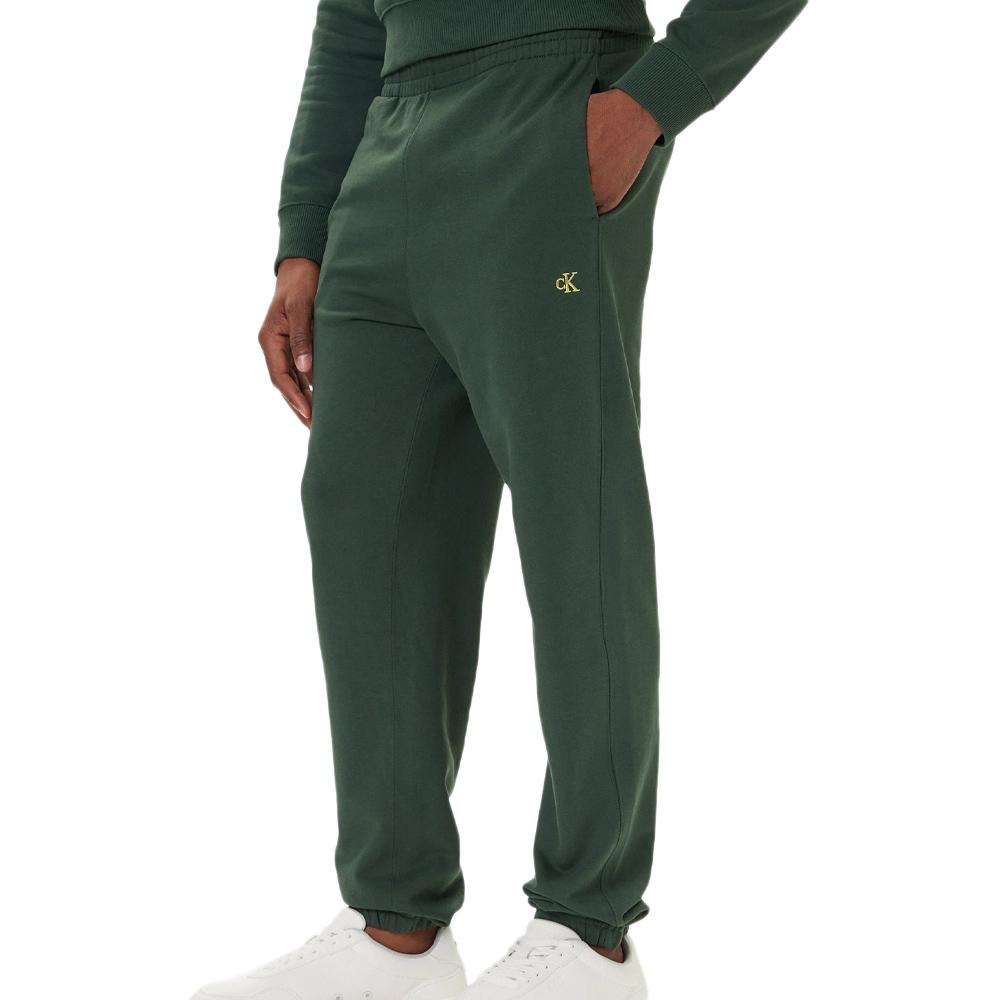 Jogging Vert Homme Calvin Klein Jeans 350 Terry Monogram pas cher