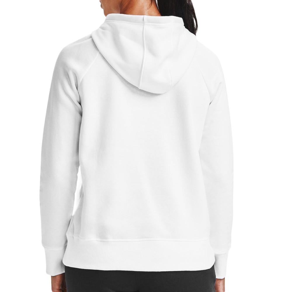 Sweat à capuche Blanc Femme Under Armour Rival vue 2