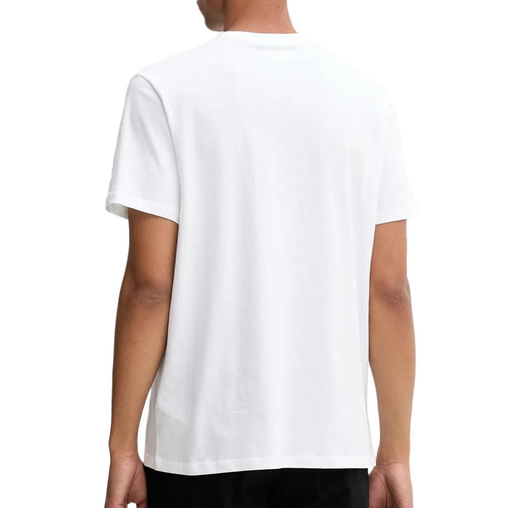T-Shirt Blanc Homme Calvin Klein Jeans Standard vue 2