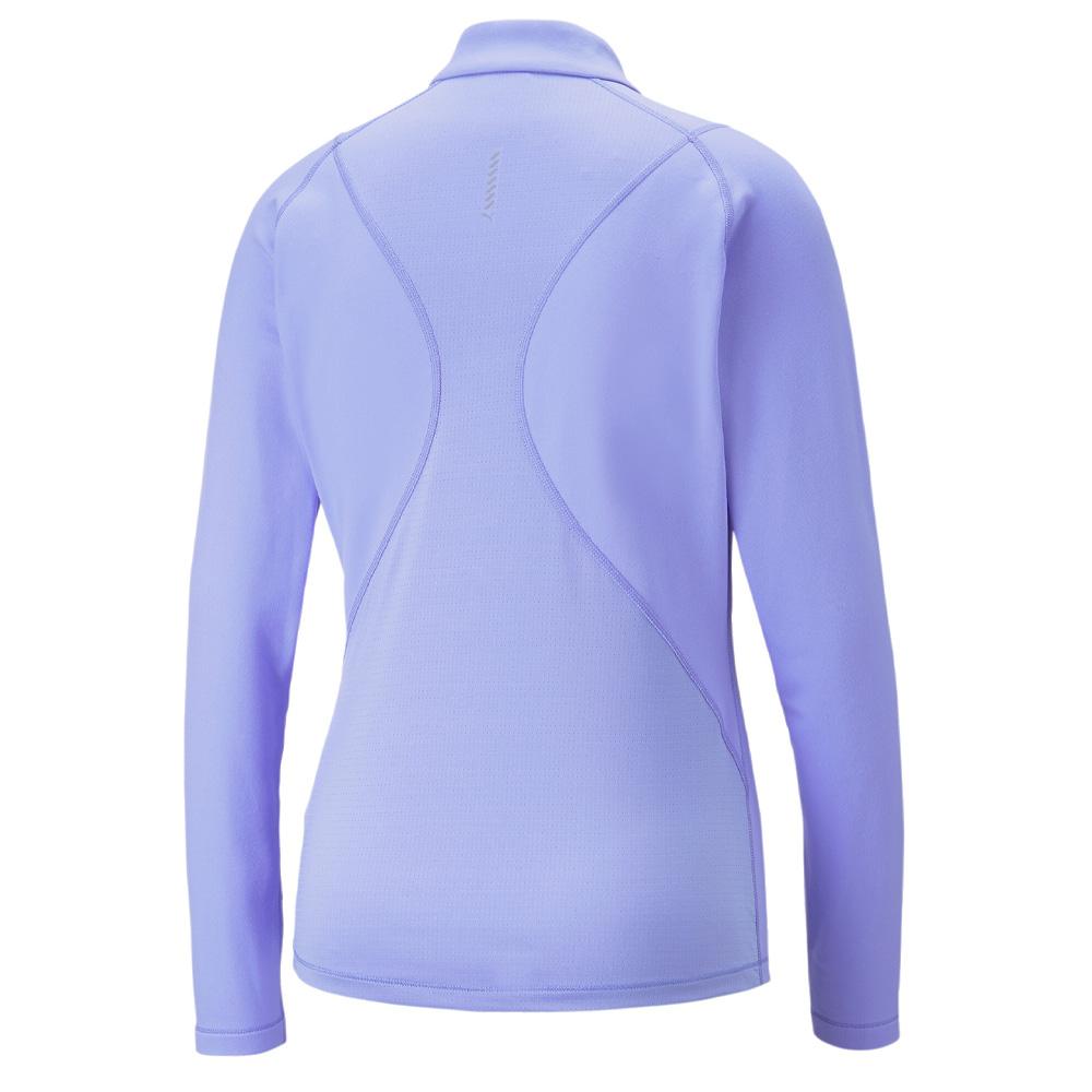 Sweat Violet Femme Puma Run Cloudspun vue 2