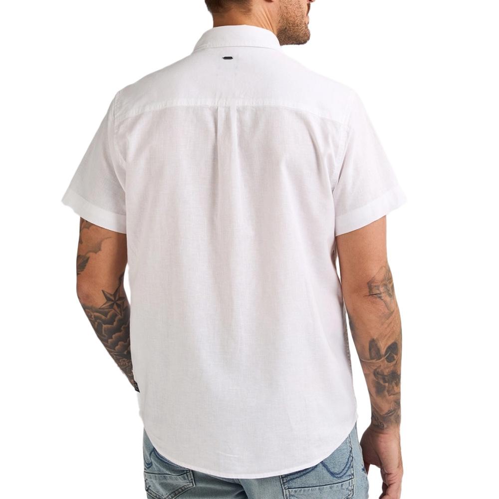 Chemise Blanche Homme Petrol Industries Desert vue 2