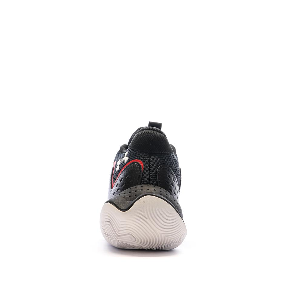 Chaussures de Basket Noires/Rouge Garçon Under Armour Jet 23 vue 3
