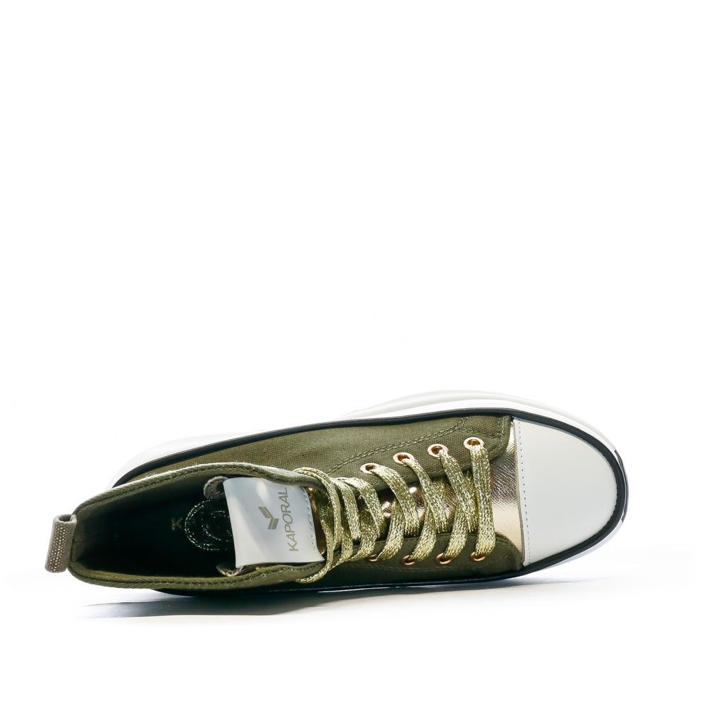Baskets Kaki Femme Kaporal Christy vue 4