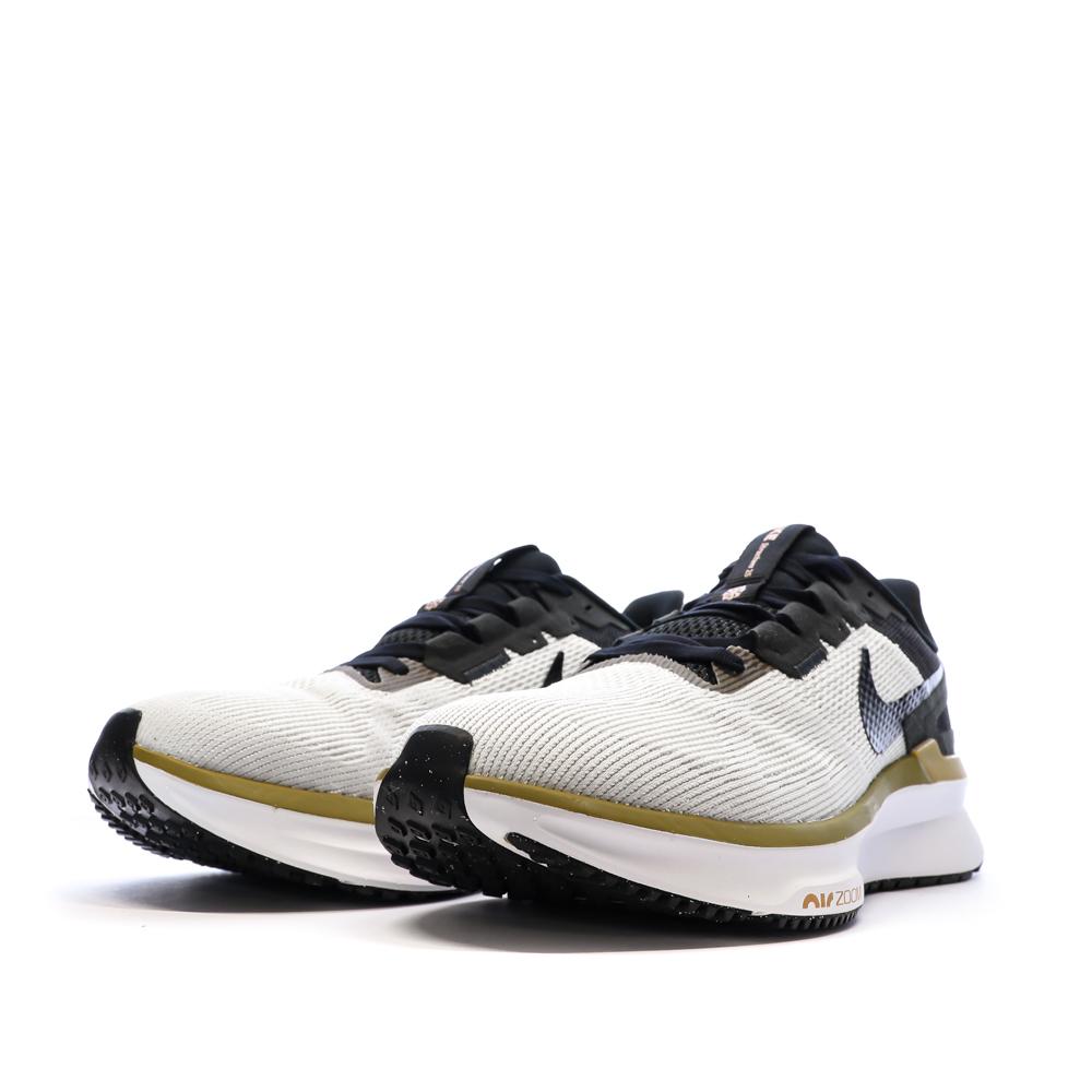 Chaussures de Running Blanc/Noir Homme Nike Air Zoom Structure 25 vue 6