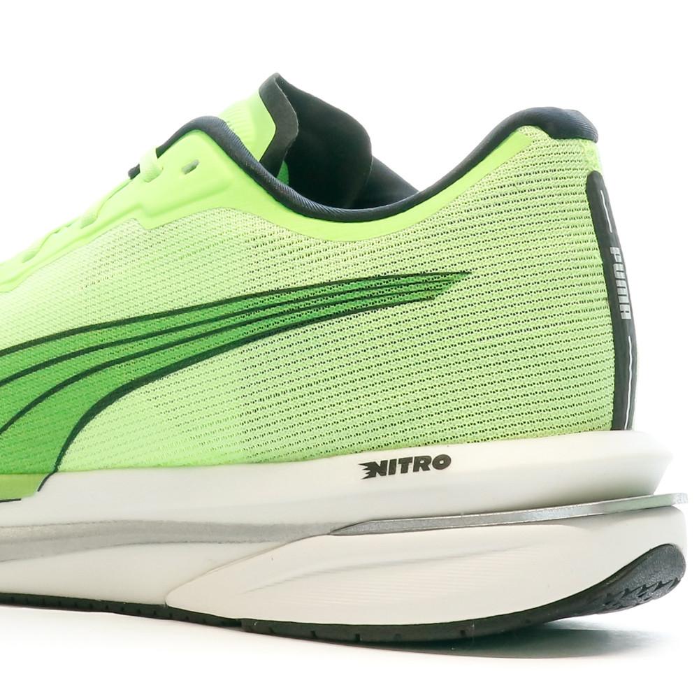 Chaussures de Running Verte Homme Puma Velocity Nitro vue 7