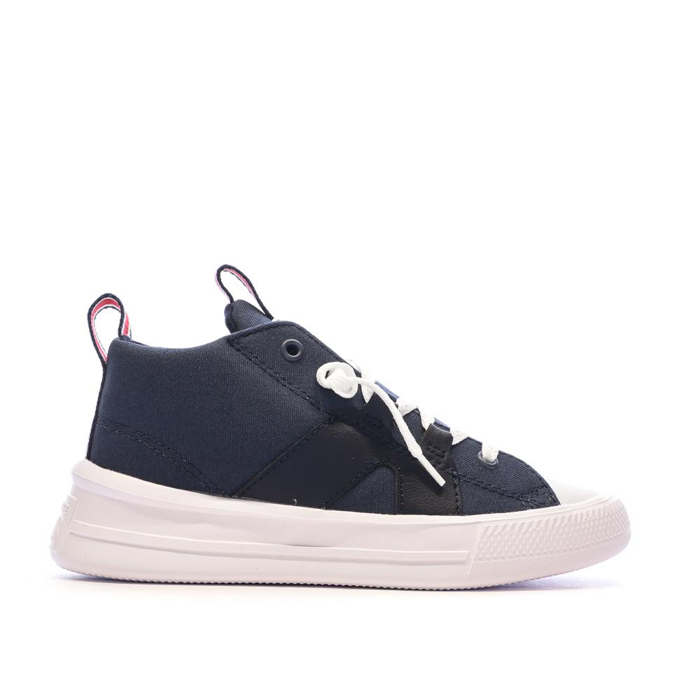 Baskets Marine Garçon Converse All Star Ultra Home Team vue 2