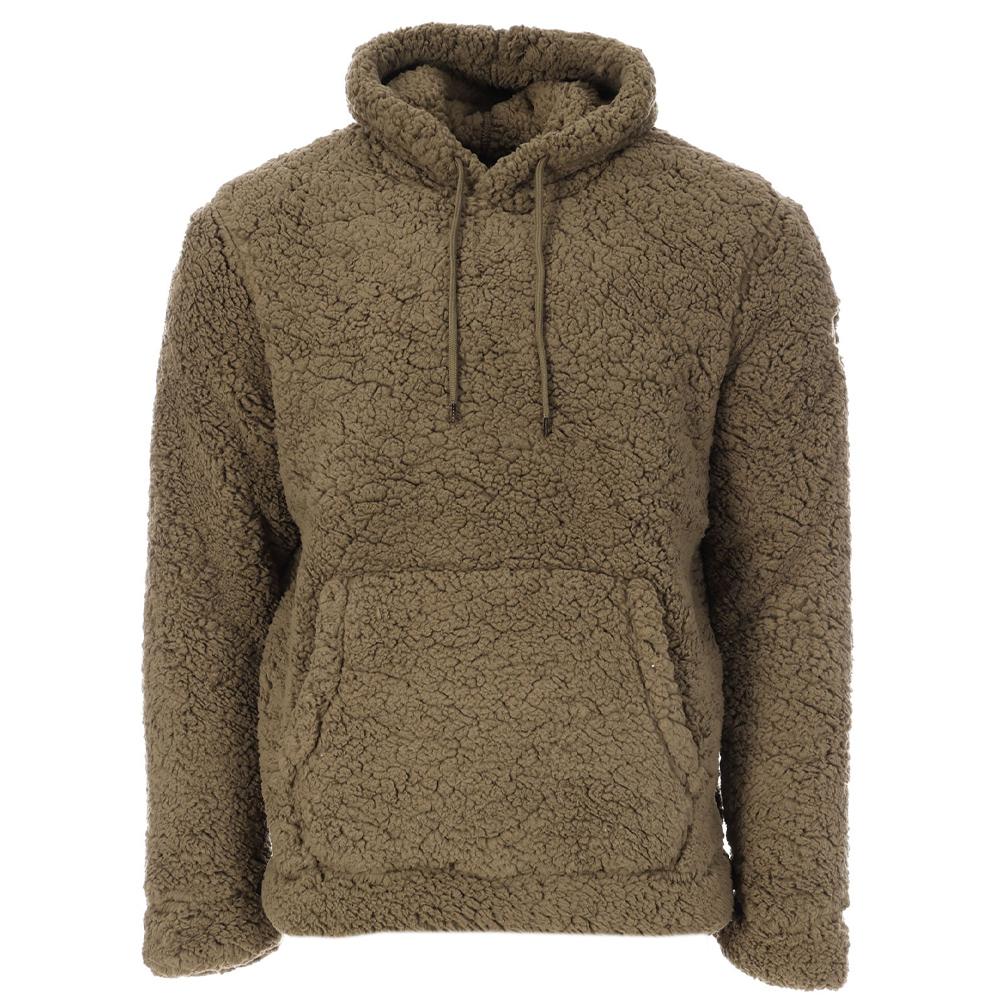 Sweat Sherpa Kaki Homme Paname Brothers Full Zip pas cher