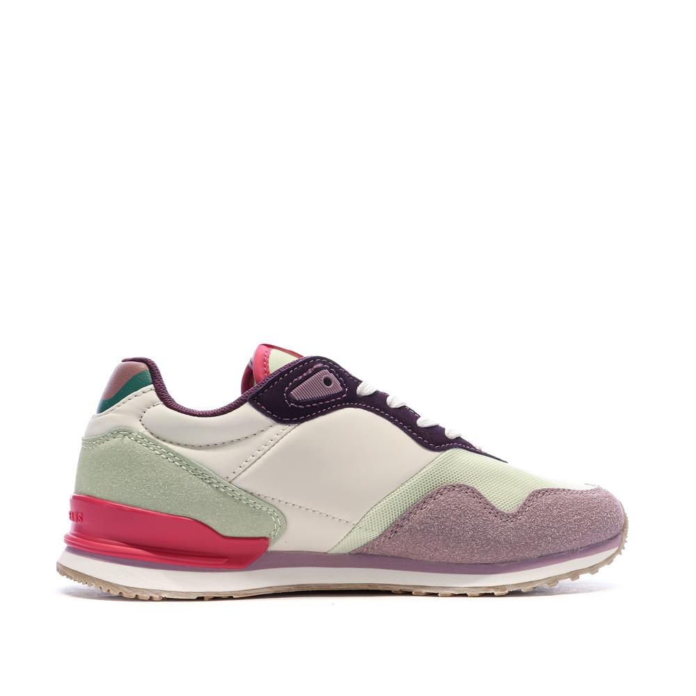 Baskets Violet Femme Pepe jeans London Band vue 2