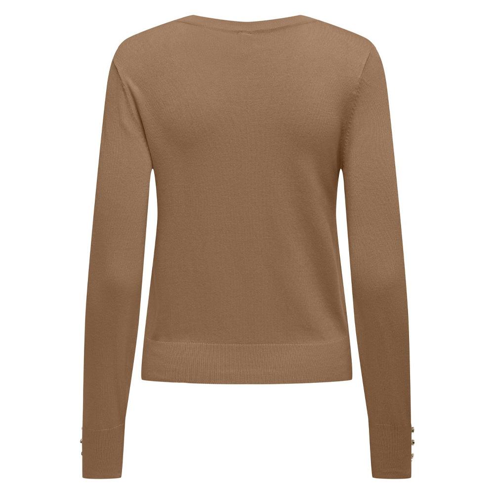 Pull Marron Femme Only Minna vue 2