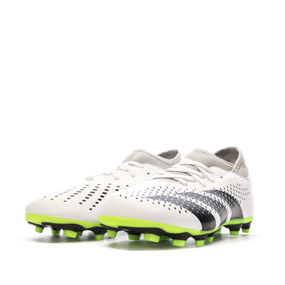 Chaussures de football Blanc/Noir Garçon Adidas Predator Accuracy.4 vue 6