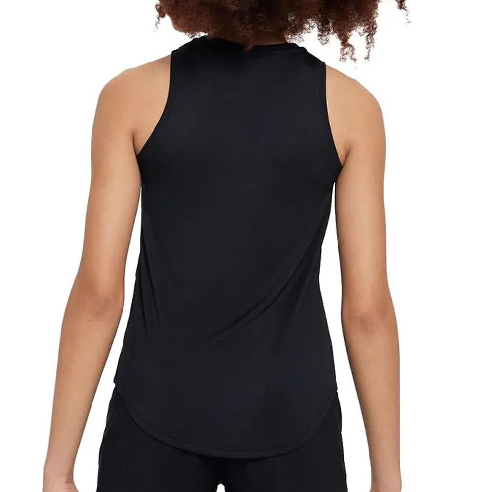 T-shirt Noir Fille Nike Essential0 vue 2