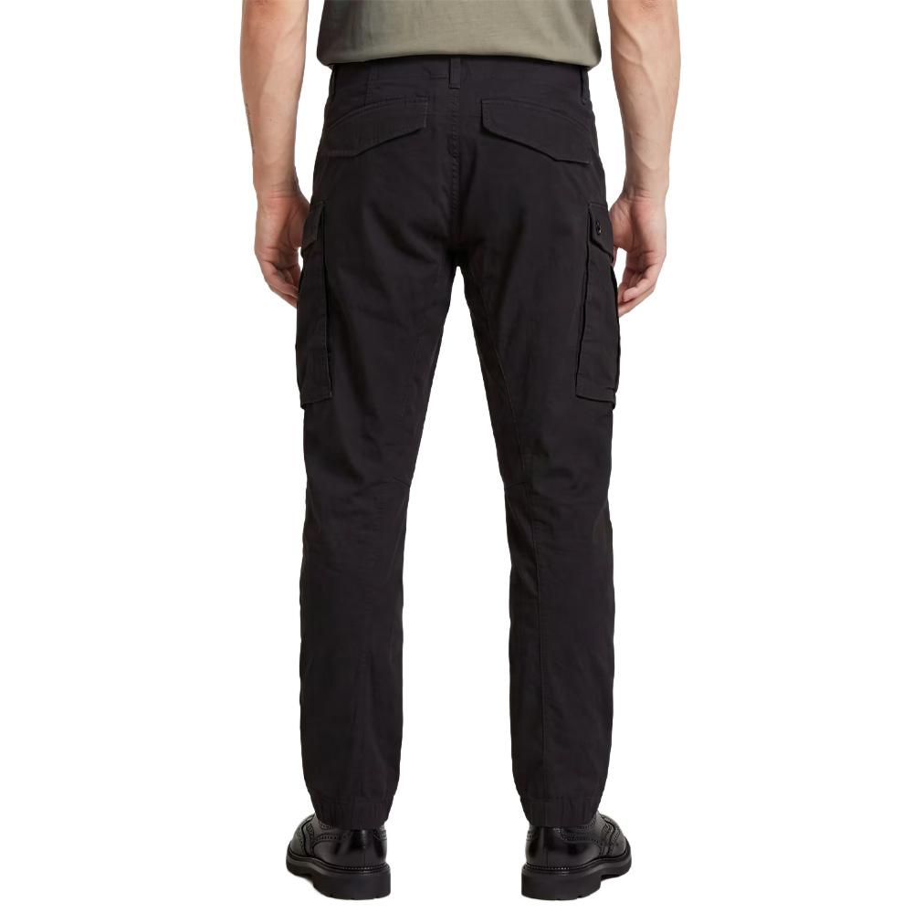 Pantalon fluide Cargo Noir Homme G-Star RAW Regular Tapered vue 2