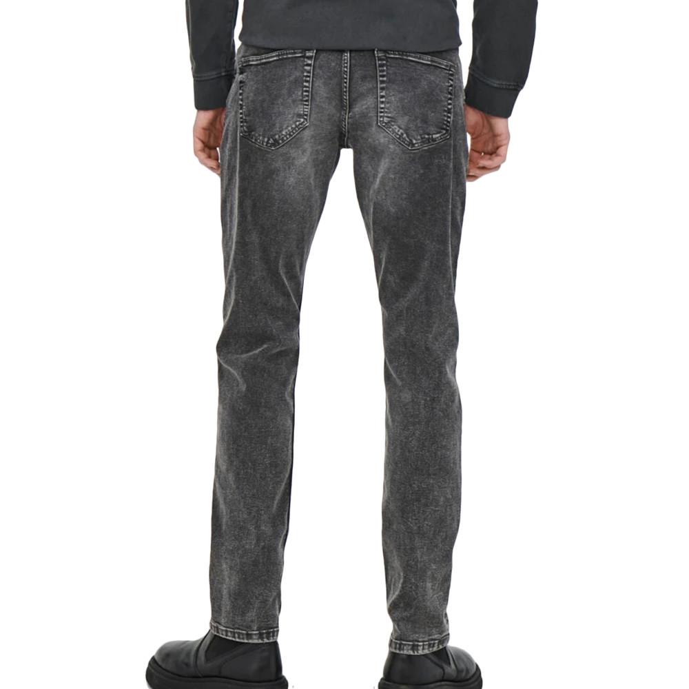 Jean Regular Gris Homme Only & Sons 22026458 vue 2