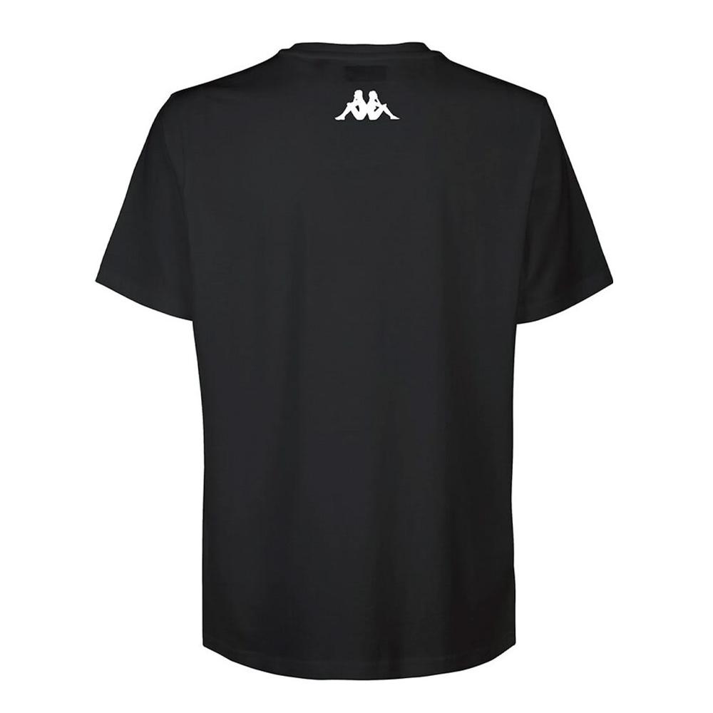 Maillot de rugby Noir Garçon Kappa Brizzo vue 2