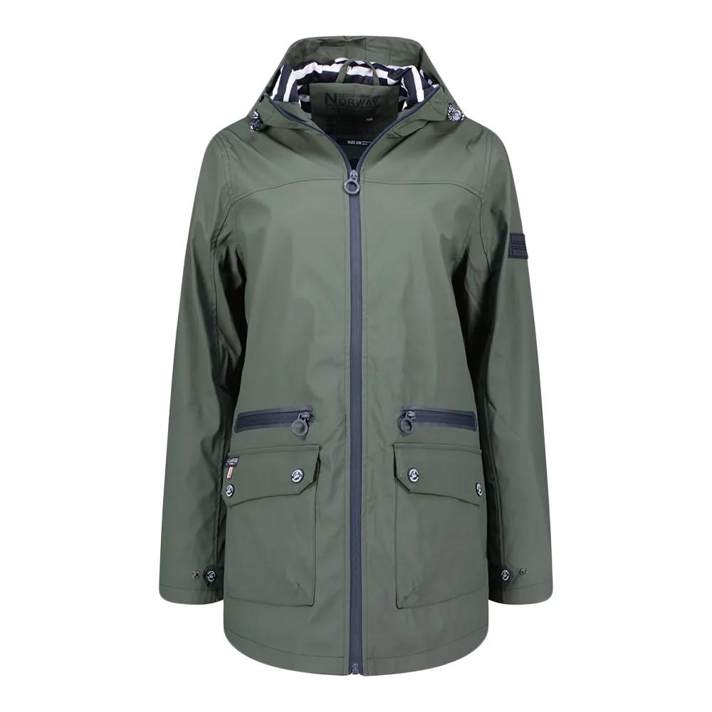 Parka Kaki Femme Geographical Norway Dolaine pas cher
