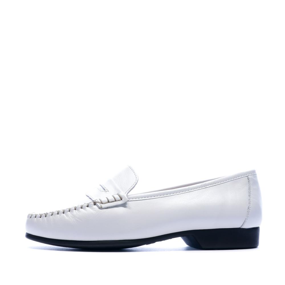 Chaussures de confort Blanche Femme Luxat Johan pas cher