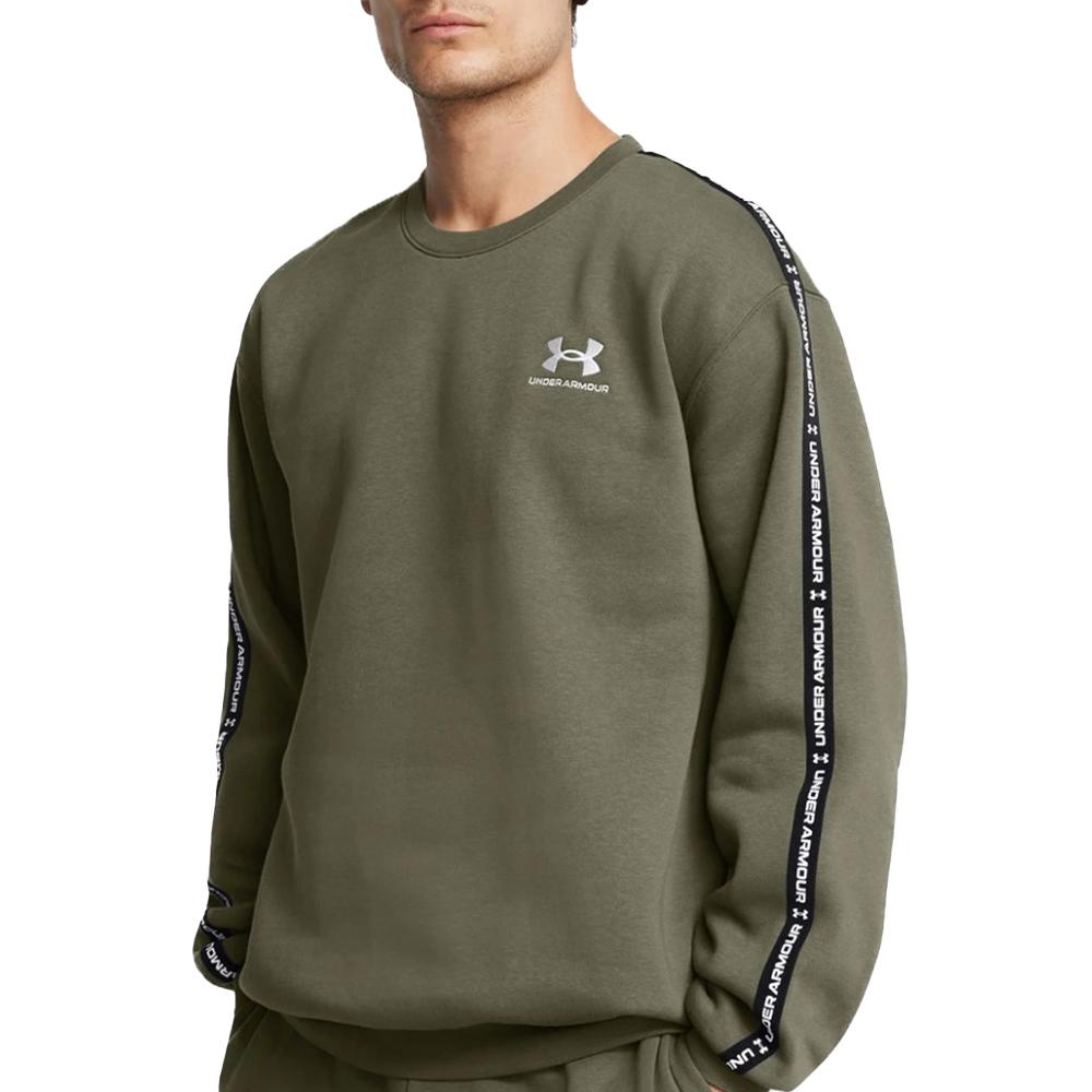 Sweat Kaki Homme Under Armour Taping 1389357 pas cher