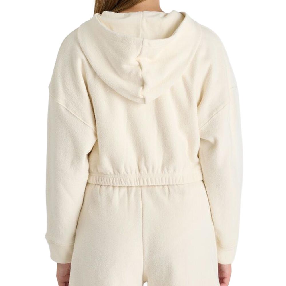 Sweat Zippé Fille Écru Le Temps Des Cerises Mirategi vue 2