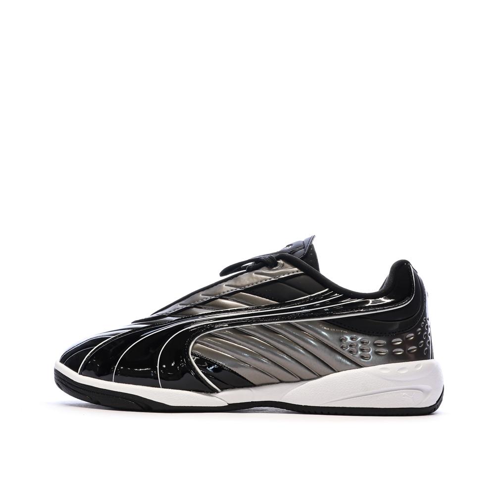 Baskets Argent/Noir Garçon Puma Goalgetter pas cher