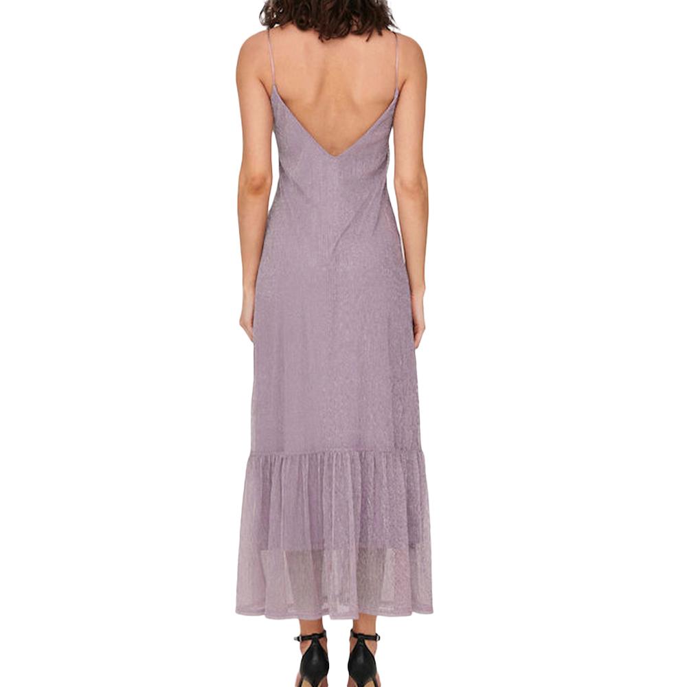 Robe Violette Femme Only Tinga vue 2