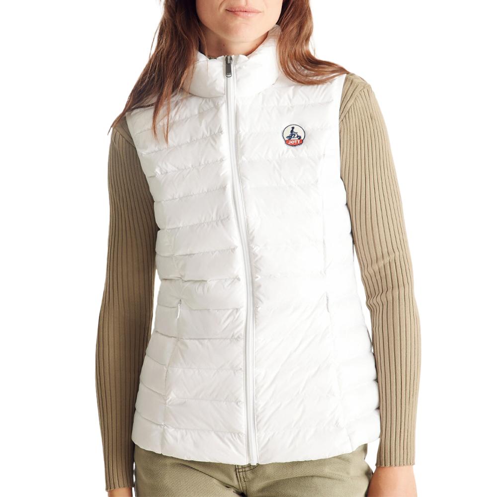 Doudoune sans manches Blanche Femme Jott Seda pas cher
