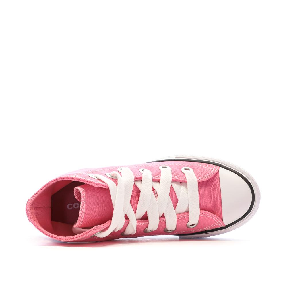 Baskets Roses Fille Converse All Star Eva A08469C vue 4