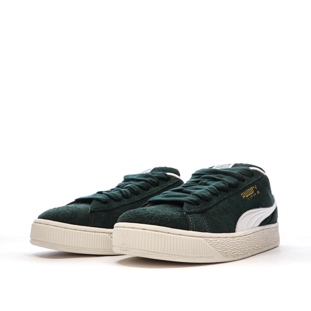 Baskets Vertes/Beiges Homme Puma Suede Xl Hairy vue 6