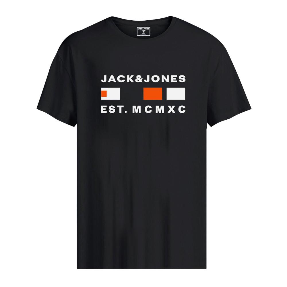 T-shirt Noir Garçon Jack & Jones Freddie pas cher