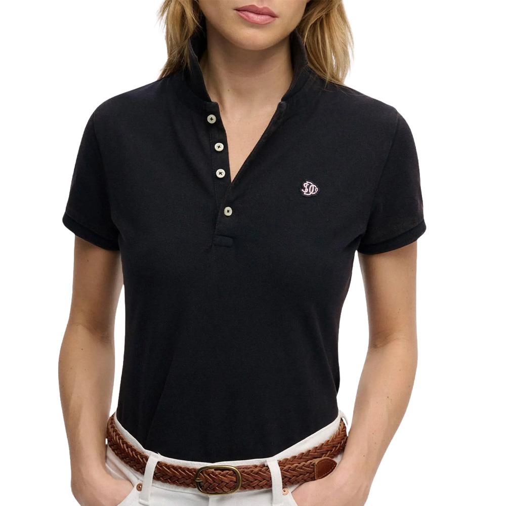 Superdry Heritage Slim Fit Women’s Navy Polo Shirt affordable