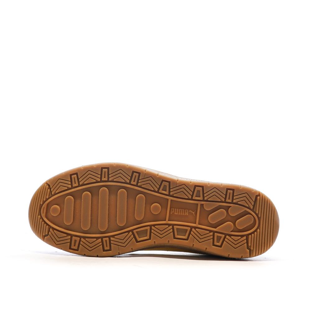 Baskets Vertes/Oranges Homme Puma Delphin vue 5