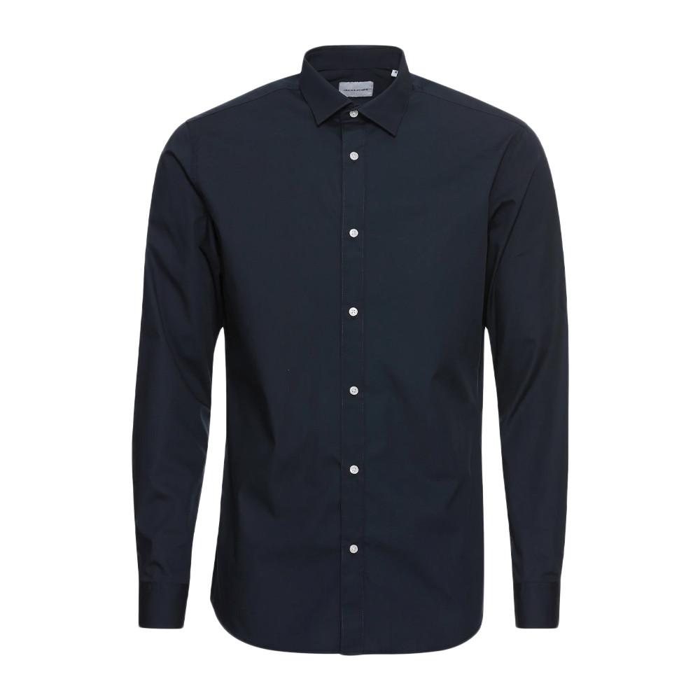 Chemise Manches Longues Marine Garçon Jack & Jones Joseph Plain pas cher