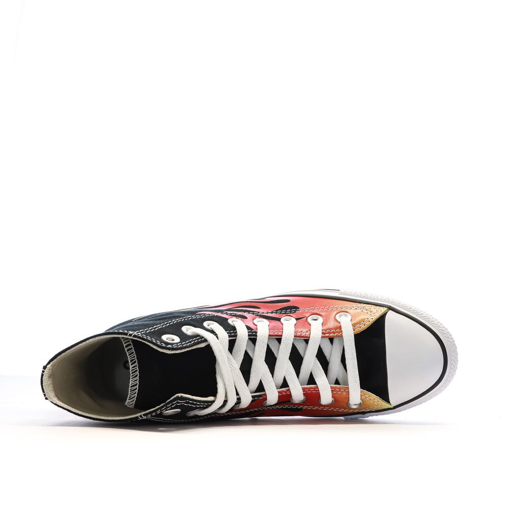 Baskets Noires/Rouge Homme Converse Chuck Taylor All Star vue 4